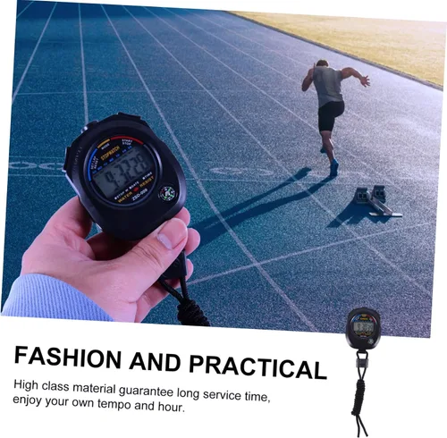 Vista 2 de Abaodam Reloj profesional con temporizador para deportes Boxeo Cronómetro Temporizador Cuenta Regresiva Reloj Electrónico para Entrenamiento