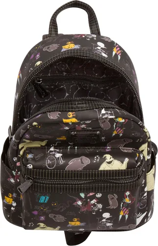 Vista 6 de Loungefly Disney The Nightmare Before Christmas Mini mochila Negro