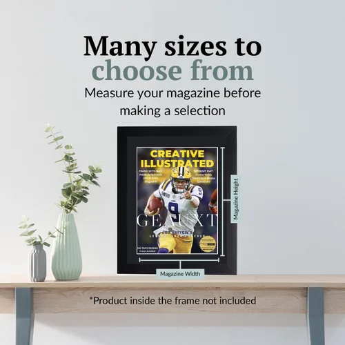 Vista 38 de Creative Picture Frames - Marco de fotos para revistas Sports Illustrated, de 8 x 10.5 pulgadas, adecuado para ediciones de coleccionista