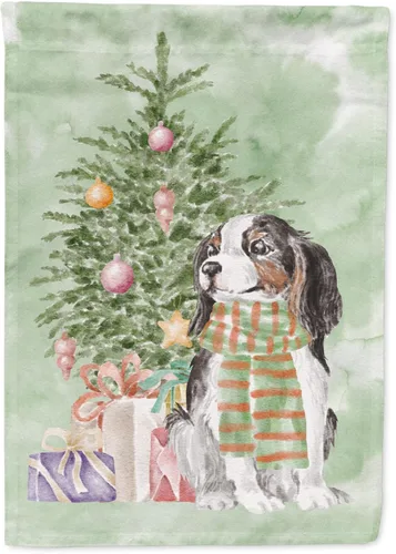 Vista 21 de Caroline's Treasures CK8213GF Bulldog Inglés #2 Regalos de Navidad y árbol de jardín Bandera de buzón Bandera decorativa para patio exterior, patio