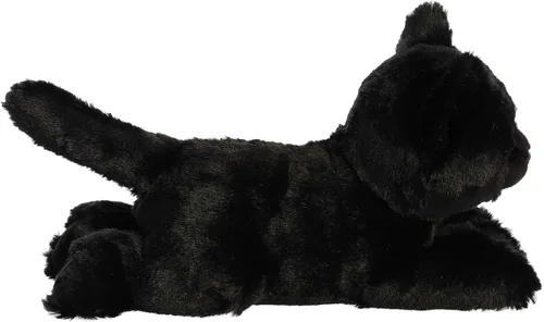 Vista 3 de Aurora® Adorable Mini Flopsie™ Twilight Cat™ Animal de peluche - Mini compañeros listos para aventuras juguetonas - para niños de todas las edades