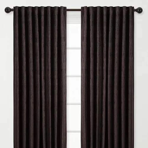 Vista 15 de Chanasya - Paneles de cortina con textura en relieve para sala de estar, dormitorio, ventana, patio, oficina, sala de estar. Cortinas para oscurecer