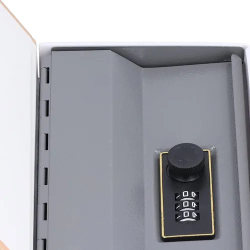 Vista 8 de Caja de seguridad de la cerradura, caja fuerte mini caja de colección para la tarjeta para el dinero en efectivo para la joyería para el dinero