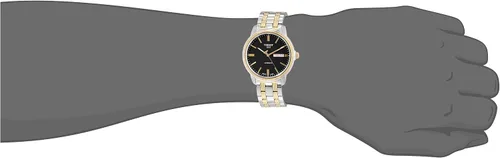 Vista 5 de Tissot Mens Automatics III - Caja de acero inoxidable 316L con revestimiento de PVD oro amarillo gris acero inoxidable 19 T0654302205100 Gris Reloj