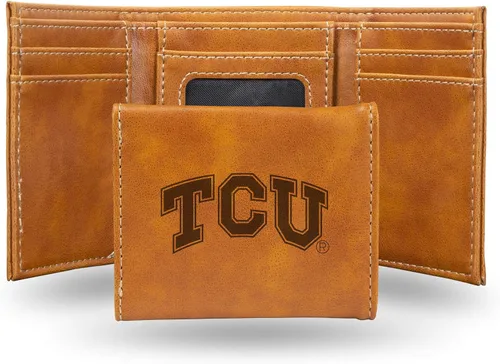 Vista 78 de NCAA Rico Industries - Billetera triple grabada con láser, con grabado láser, accesorio para hombre