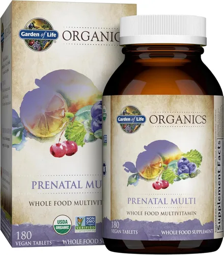 Vista 10 de Comprimidos Prenatal Multi Kind Organics de Garden of Life, hhh-kyyy-tra-rat8332, 1, 1
