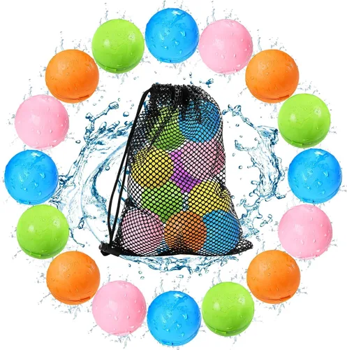 Vista 11 de SOPPYCID - Globos de bomba de agua reutilizables, juguete de verano, juguete de agua para niños y niñas, juguetes de piscina y playa para niños de 3