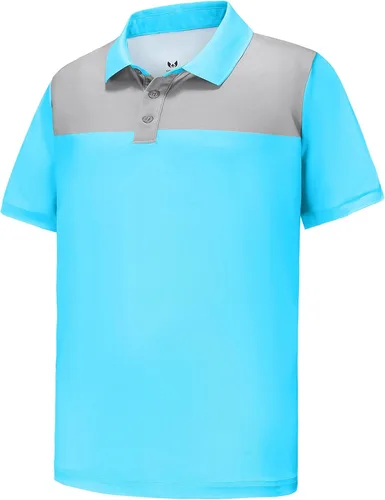 Vista 11 de MOHEEN Polo de manga corta para hombre, absorbe la humedad, secado rápido, con bolsillo 12138# Verde militar