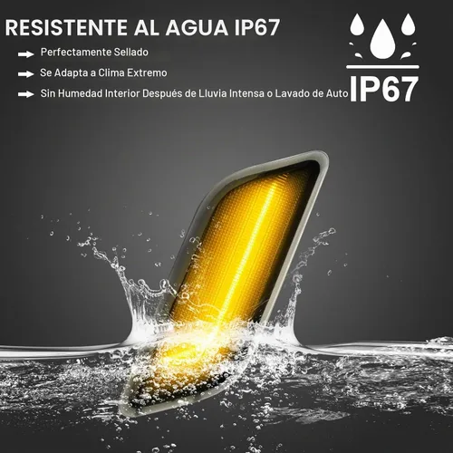 Vista 3 de Luces LED de posición laterales compatibles con Clase E W207 C207 A207 E350 E550 Coupé Convertible 2010-2013, lámparas de marcador de guardabarros