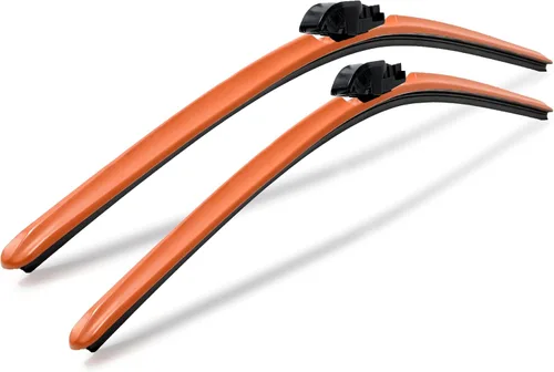 Vista 25 de ClixWipers - Limpiaparabrisas de repuesto de fibra de carbono negra de 14 + 14 pulgadas (juego de 2) para todo tipo de clima, limpiaparabrisas