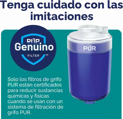 Vista 7 de PUR Plus - Filtro de repuesto para montaje en grifo, paquete de 4, filtro de agua original PUR para grifo de fregadero, filtración mineral 3 en 1