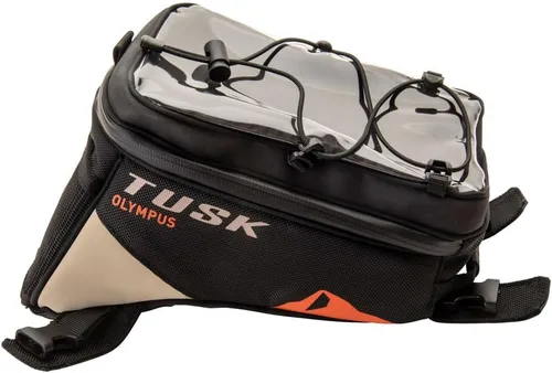 Vista 5 de Tusk Olympus - Bolsa para tanque (tamaño grande), color negro y marrón