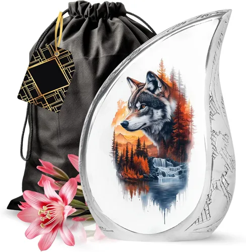 Vista 37 de YATSKIA Urnas de cremación de mariposa rosa para cenizas humanas, hombre adulto, urna funeraria para cenizas para mujeres, paquete de 1, 3 pulgadas