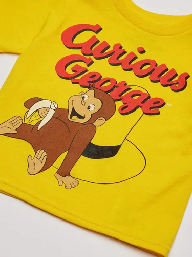 Vista 2 de Curious George playera de manga corta para niños