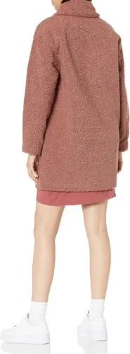 Vista 2 de Tienda Essentials - Chaqueta de vellón con solapas para mujer, diseño de oso de peluche