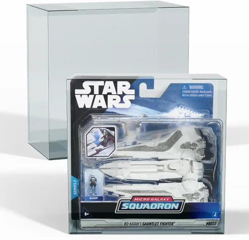 Vista 9 de EVORETRO Caja de exhibición y protector para figuras de acción Compatible con Star Wars, Marvel Legends y GI Joe (con tarjeta) Figura de 3.75