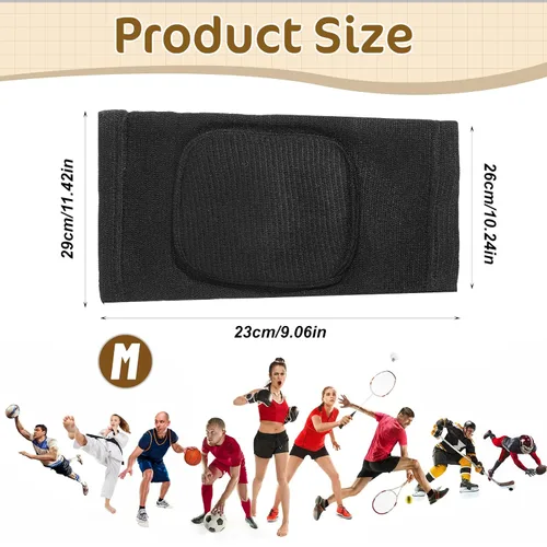 Vista 8 de Rodilleras de voleibol, almohadillas para brazos, codo protector