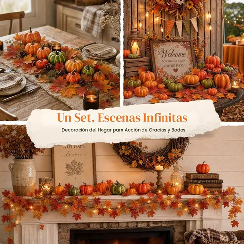 Vista 6 de FUTUREPLUSX - 38 calabazas falsas para decoración de otoño