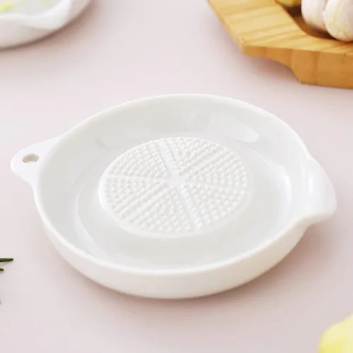 Vista 2 de Rallador Cerámico Avanzado para Jengibre, Ajo y Cebolla, 10 cm (10 cm)