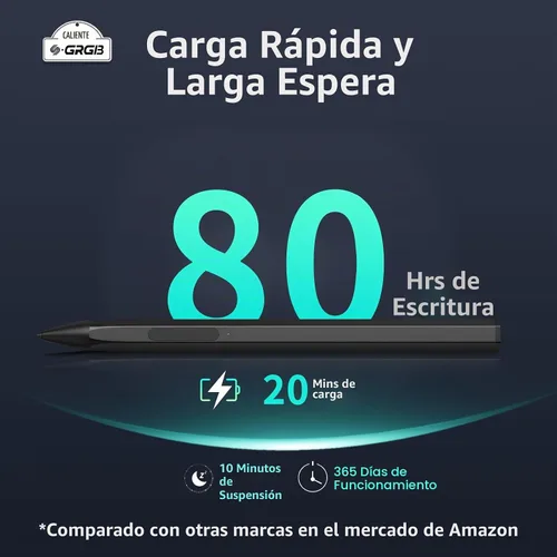 Vista 4 de Lápiz óptico para ASUS Transformer/Mini/ASUS Zenbook Flip/Pro/ASUS Vivobook Flip/Pro/Duo/ASUS Notebook, lápiz inclinable recargable MPP 2.0 con 4096