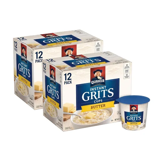 Vista 33 de Quaker Cereal de desayuno de avena instantánea, arándanos y crema, 8.4 onzas