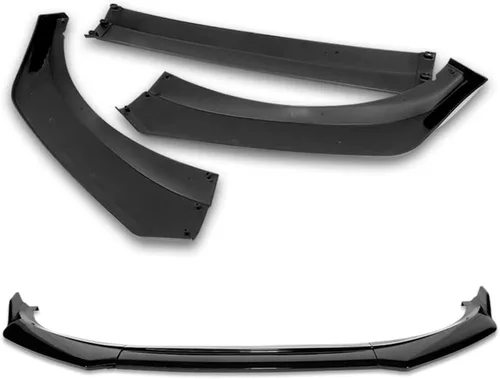 Vista 4 de Q1-TECH, borde de parachoques delantero compatible con Ford Mustang Mach-E 2021 2022 2023, alerón de parachoques delantero, kit de divisor de cuerpo