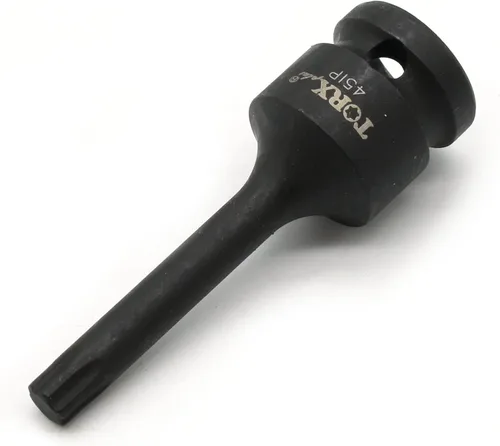 Vista 11 de TMAX 9 pc Torx Plus IP 3 pulgadas largo 6 puntos negro Impact Bit Socket Set 1/2 pulgadas Square Drive Auto reparación herramienta