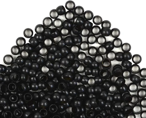 Vista 5 de Extensiones de cabello con microeslabones de 0.118 pulgadas, cuentas de micro anillos de cobre, nano cuentas para extensiones de cabello