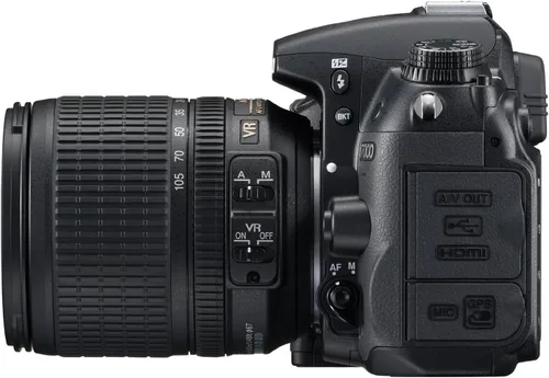 Vista 4 de Nikon Cámara réflex digital de 16,2 megapíxeles con lente de 18-105 mm (color negro), D7000