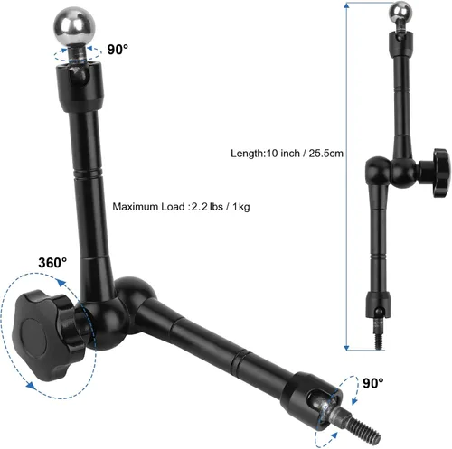 Vista 8 de Mippko Soporte para iPad para soporte de micrófono/soporte de música para micrófono, soporte para tableta compatible con almohadillas Nexus/LG G