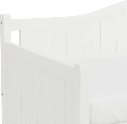 Vista 5 de Hillsdale Furniture Hillsdale Staci, sofá cama blanca, individual