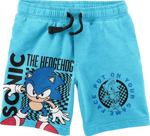 Vista 2 de Bioworld Sonic The Hedgehog - Conjunto de camiseta y pantalones cortos para niño