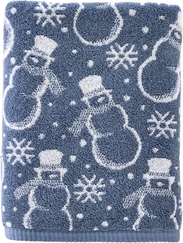 Vista 28 de SKL Home Toalla de baño de Navidad/Winter Fair Isle, color rojo