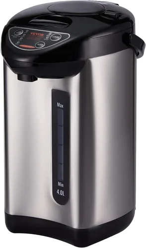Vista 26 de VEVOR Dispensador de agua caliente, caldera y calentador de agua ajustable de 4 temperaturas, calentador de agua de encimera de acero inoxidable