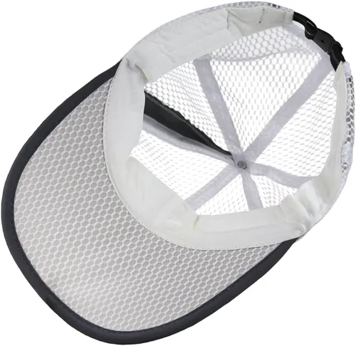Vista 7 de Gorra De Béisbol Malla Transpirable unisex. Gorra con protección anti UV ajustable Snapback Tenis Golf Running Pesca Ciclismo