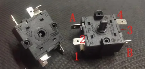 Vista 4 de 1pc FZ31-9 6 pines 6 posiciones se adapta a Galanz función selección interruptor giratorio