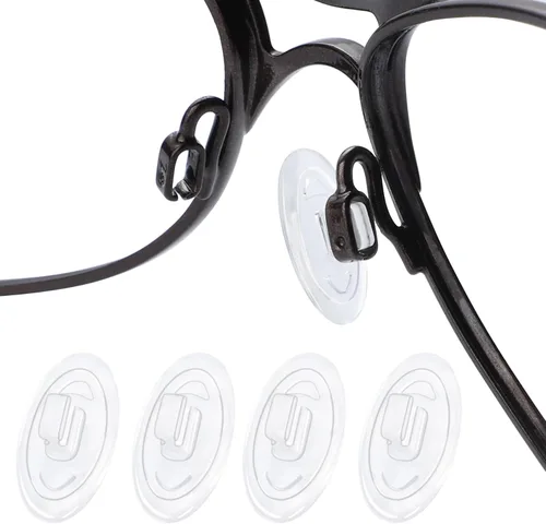 Vista 2 de Almohadillas de repuesto transparentes para Maui Jim Baby BeachKahunaKawika para Oakley WiretapWhiskerCrosshair 1.02.0