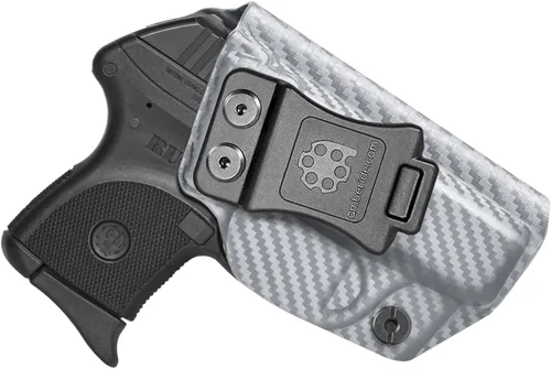 Vista 11 de Amberide IWB Kydex Holster for Ruger LCP .380, Concealed Carry, No Optic/No Laser, Adjustable Cant, Posi-Click Retention, Made in USA