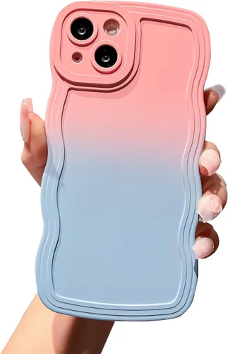 Vista 9 de Funda para iPhone 7/8, funda divertida para iPhone, linda funda Kawaii rizada con forma de marco de TPU suave a prueba de golpes, funda protectora