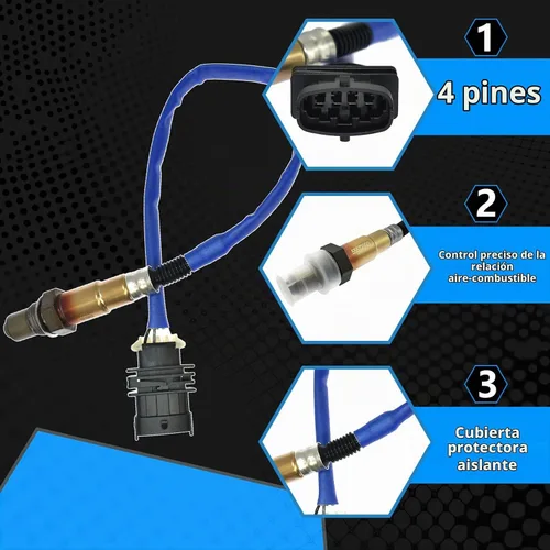 Vista 5 de Sensor de oxígeno Upstream O2 Sensor compatible con Chevy Cruze 2011-2015 2016 Cruze 2012-2020 Limited 2013-2021 Sonic Trax Volt 1.4L L4