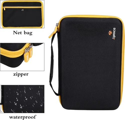 Vista 7 de Aproca Funda compatible con sierra de calar DEWALT 20V MAX XR (DCS334B), bolsa portátil de almacenamiento para accesorios (solo funda)