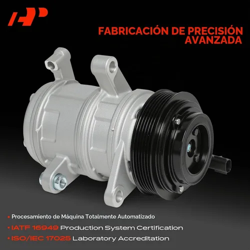 Vista 3 de Compresor de aire acondicionado A-Premium con embrague