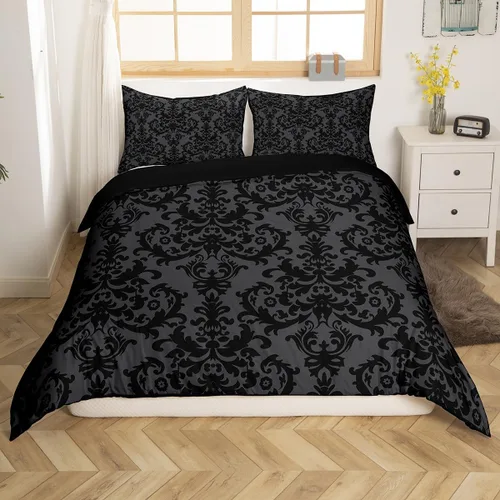 Vista 30 de Erosebridal Juego de ropa de cama para niños de construcción tamaño individual para niños, cubierta de edredón para camiones excavadoras, juego