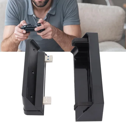 Vista 4 de Kafuty-1 Kit combinado de ventilador de refrigeración y concentrador USB para sistema de consola PS4 Slim, adaptador divisor USB 3.0 de 4 puertos