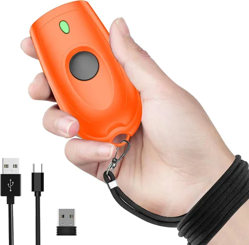 Vista 12 de Symcode Escáner de código de barras Bluetooth Mini 1D pequeño escáner portátil de código de barras 3 en 1 Bluetooth y 2.4G inalámbrico y USB