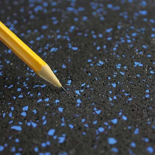 Vista 7 de IncStores baldosas de goma suave entrelazadas para el gimnasio – Alfombrillas perfectas para gimnasios en casa, locura, P90X, Cardio y más Azul 10%