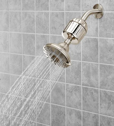 Vista 4 de Sprite Showers HO2-BN - Carcasa universal para filtro de ducha, 2 de alto rendimiento, níquel cepillado