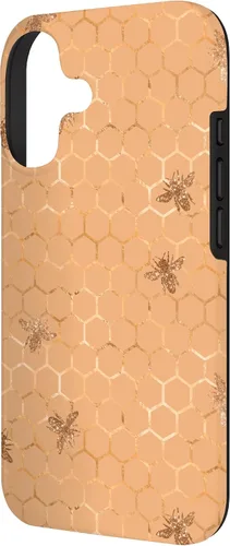 Vista 2 de Honey Comb Honey Bee Pretty Garden - Carcasa para iPhone 17