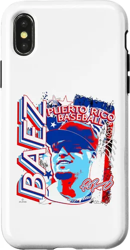Vista 5 de Funda para iPhone 11 Javier Baez International Baseball Puerto Rico MLBPA