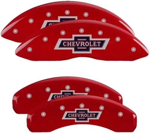 Vista 7 de MGP Caliper Covers Chevy Silverado 1500 2014-2018 - Juego delantero y trasero - Negro